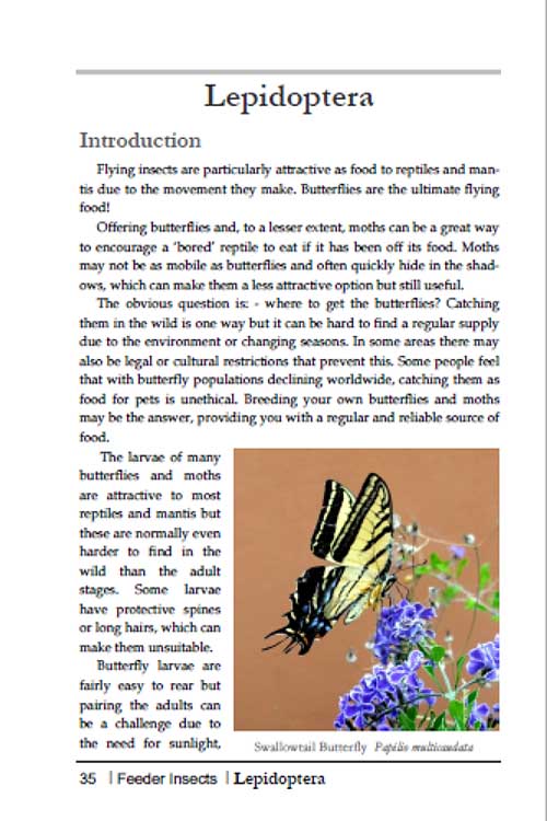 Breeding Insects book page 35