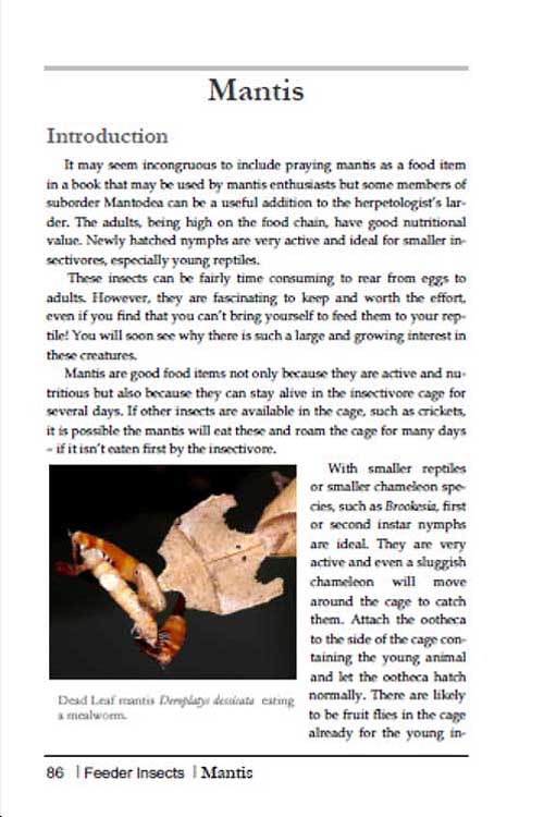 Breeding Insects book page 86